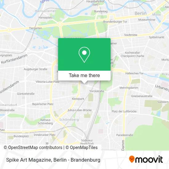 Spike Art Magazine map