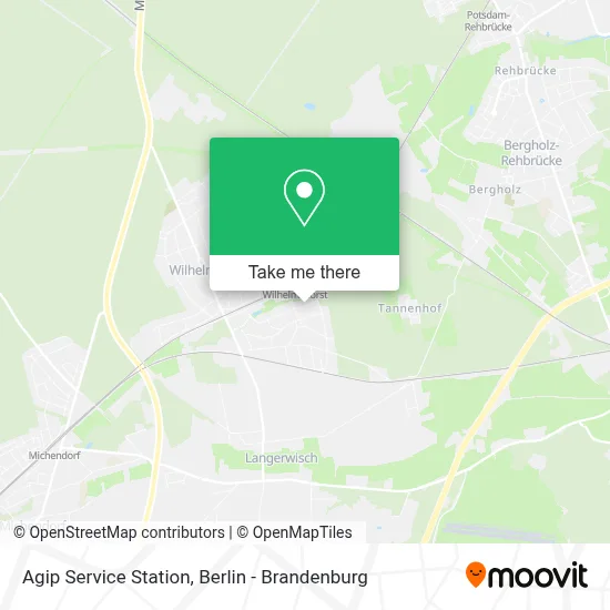 Agip Service Station map