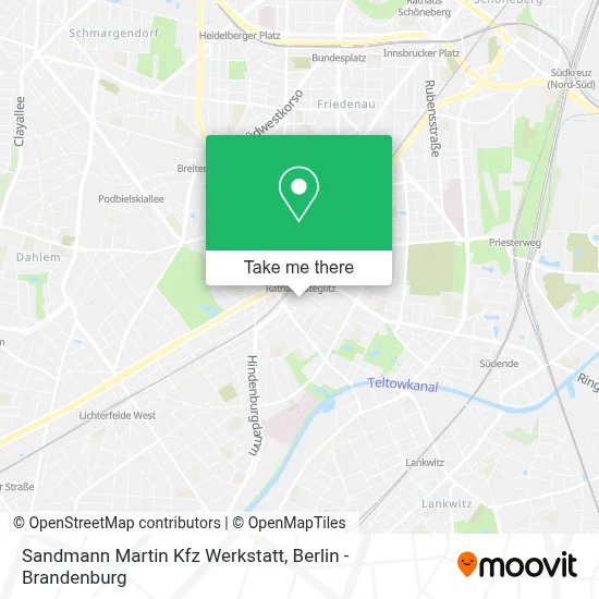 Sandmann Martin Kfz Werkstatt map