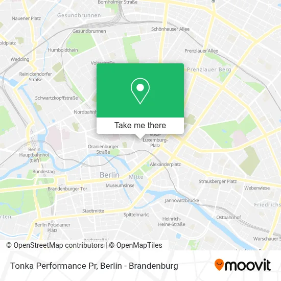 Tonka Performance Pr map