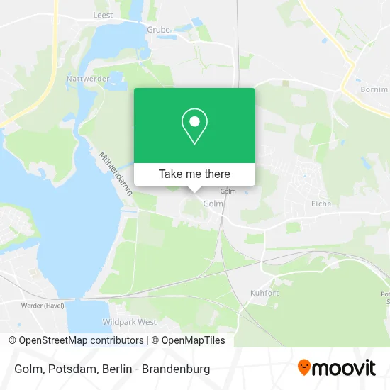 Golm, Potsdam map