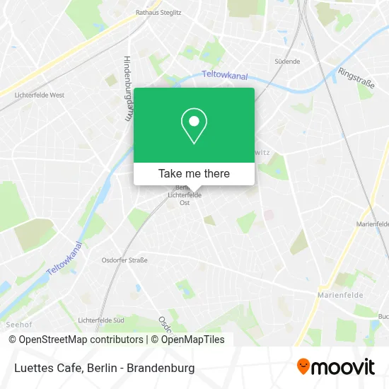 Luettes Cafe map