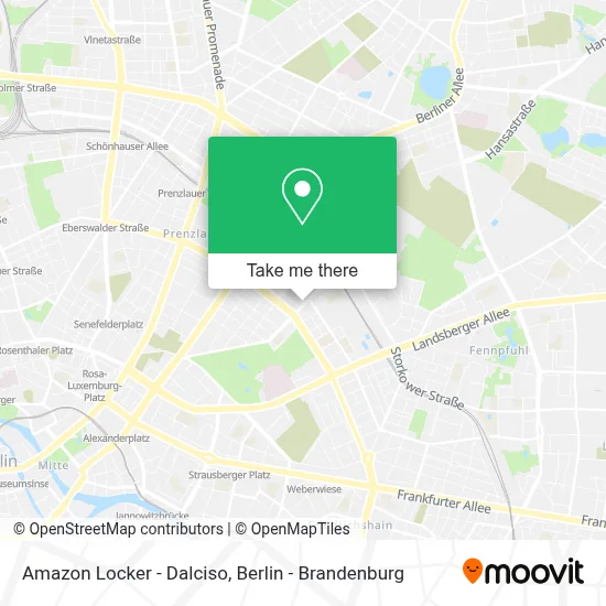 Amazon Locker - Dalciso map