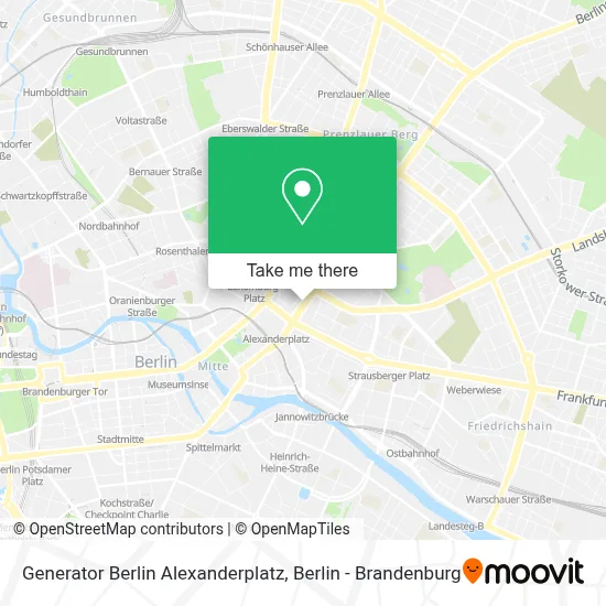 Generator Berlin Alexanderplatz map