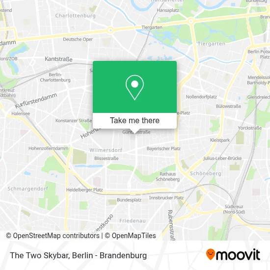 The Two Skybar map