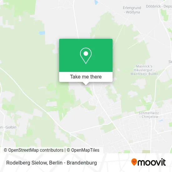 Rodelberg Sielow map