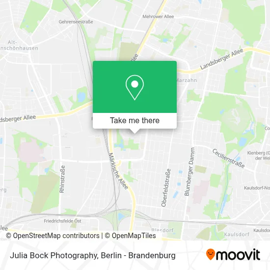 Julia Bock Photography map