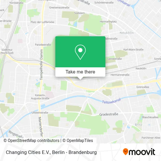 Changing Cities E.V. map