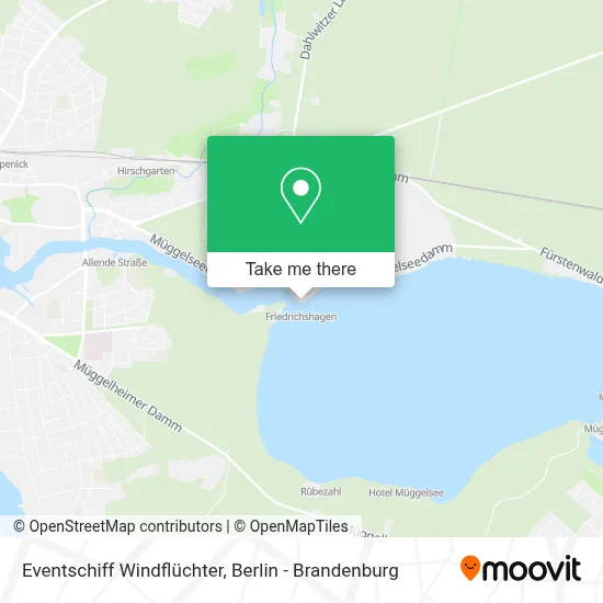 Eventschiff Windflüchter map