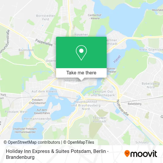 Holiday Inn Express & Suites Potsdam map
