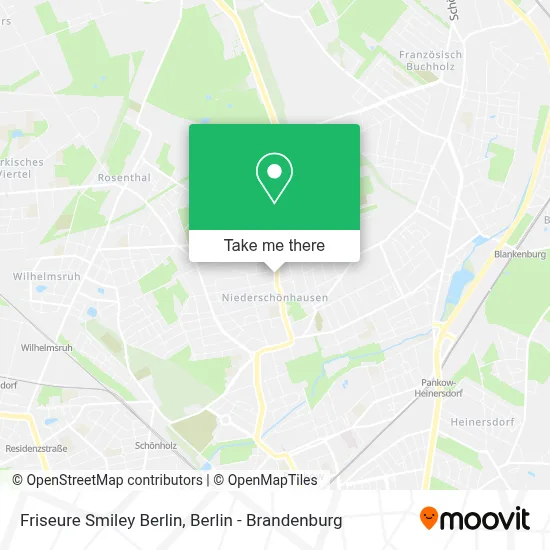 Friseure Smiley Berlin map