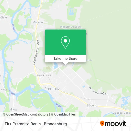 Fit+ Premnitz map