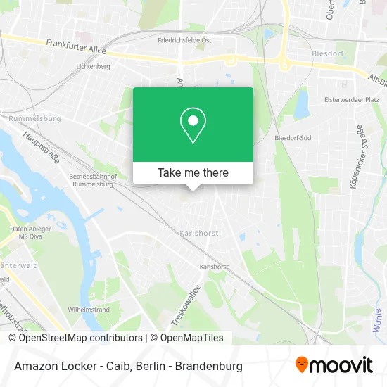 Amazon Locker - Caib map