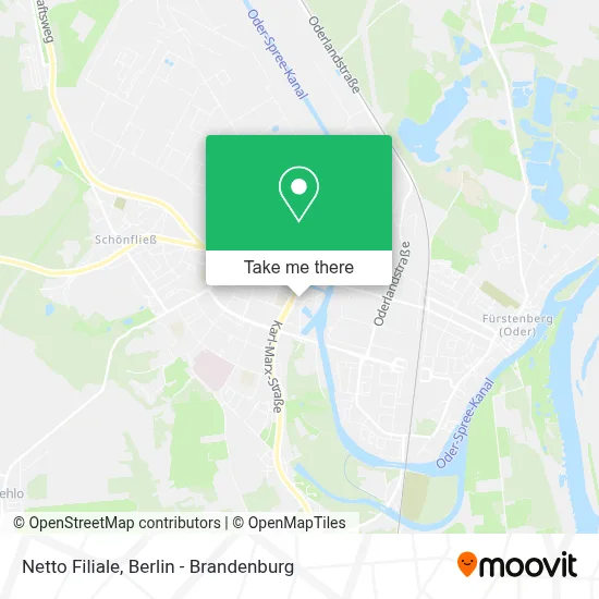 Netto Filiale map