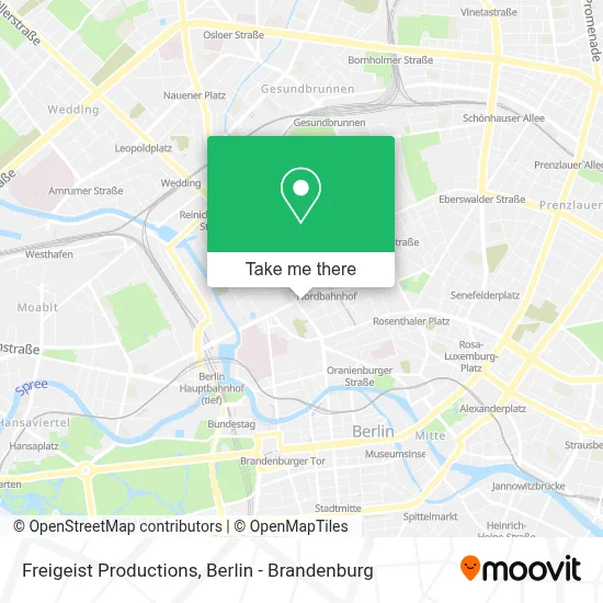 Freigeist Productions map