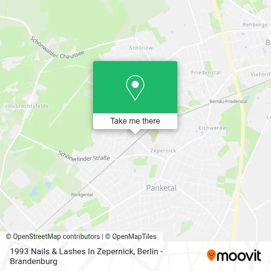 1993 Nails & Lashes In Zepernick map