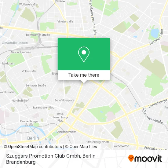 Szuggars Promotion Club Gmbh map