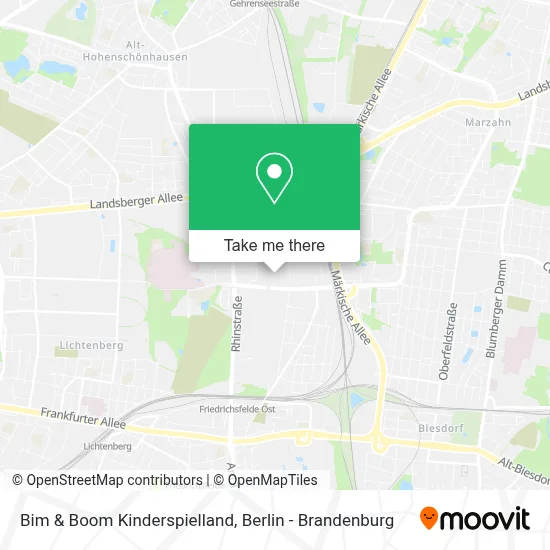 Bim & Boom Kinderspielland map
