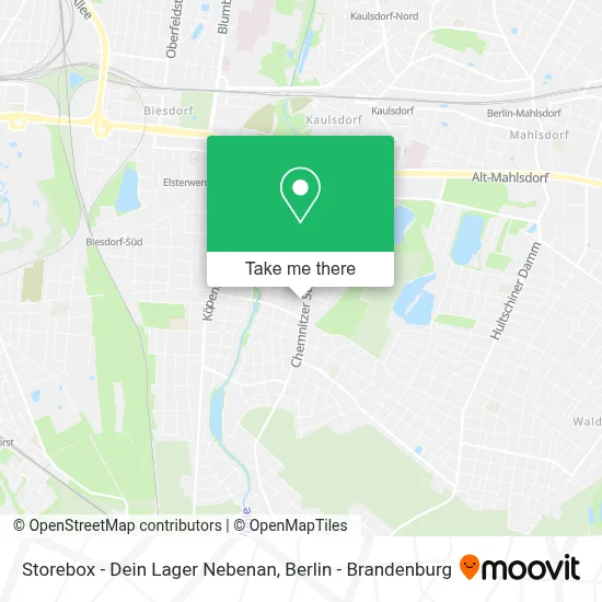 Storebox - Dein Lager Nebenan map