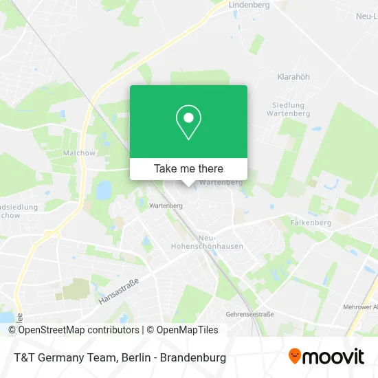 T&T Germany Team map