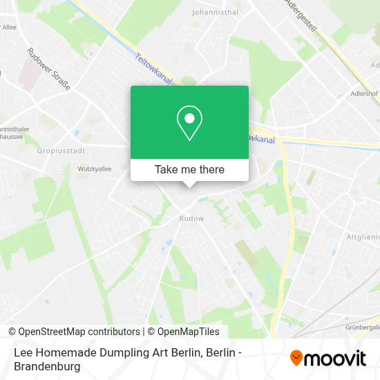 Lee Homemade Dumpling Art Berlin map