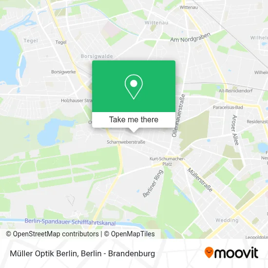 Müller Optik Berlin map