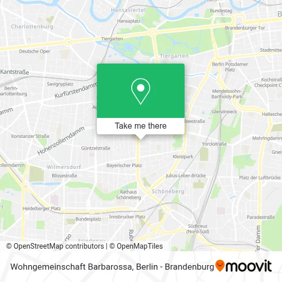 Wohngemeinschaft Barbarossa map
