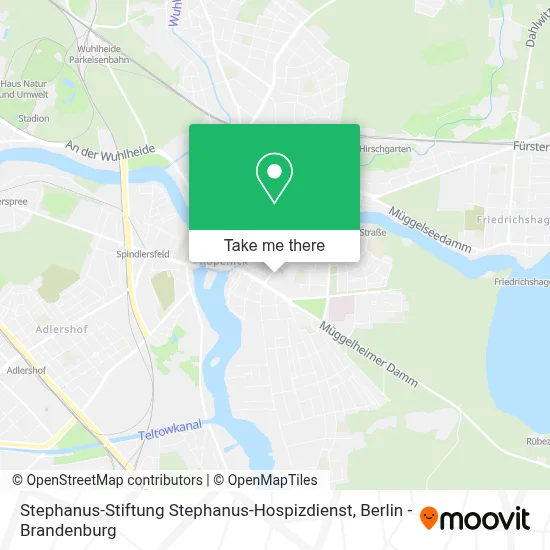 Stephanus-Stiftung Stephanus-Hospizdienst map