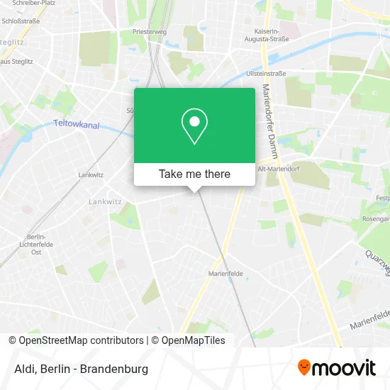 Aldi map