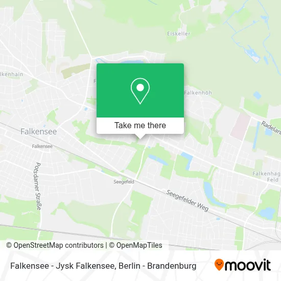 Falkensee - Jysk Falkensee map
