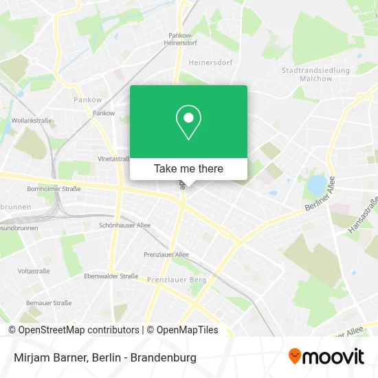 Mirjam Barner map