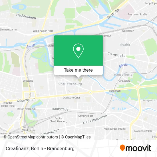 Creafinanz map