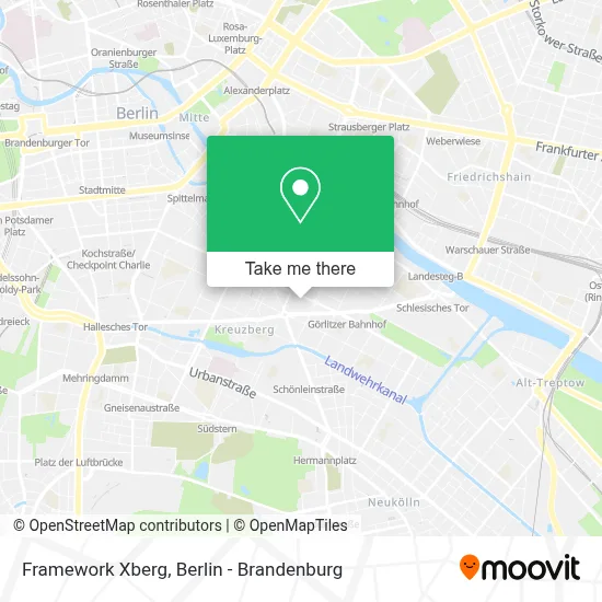Framework Xberg map
