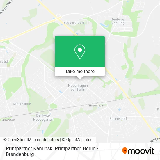 Printpartner Kaminski Printpartner map