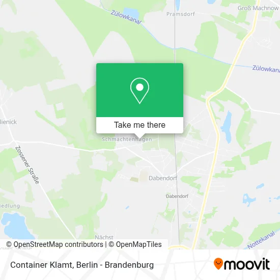 Container Klamt map