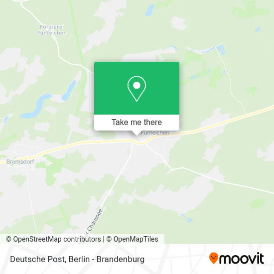 Deutsche Post map