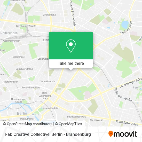 Fab Creative Collective map