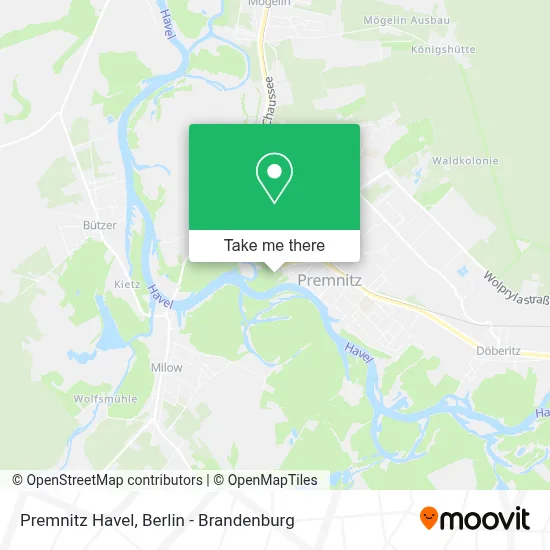 Premnitz Havel map