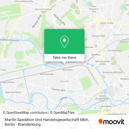 Martin Spedition Und Handelsgesellschaft Mbh map