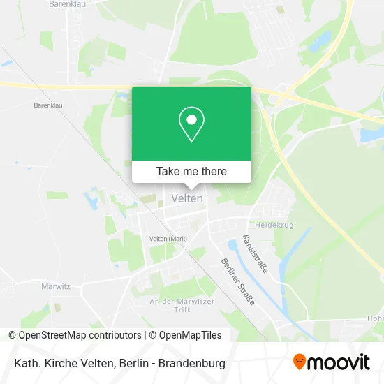 Kath. Kirche Velten map