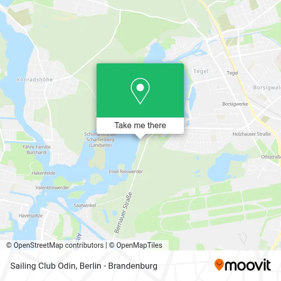Sailing Club Odin map