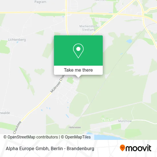 Alpha Europe Gmbh map