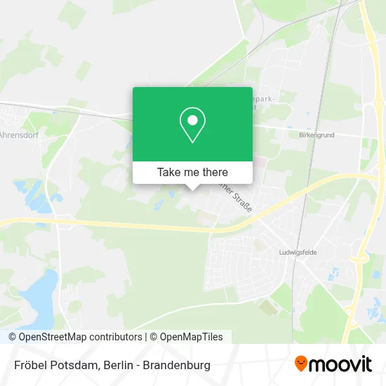 Fröbel Potsdam map