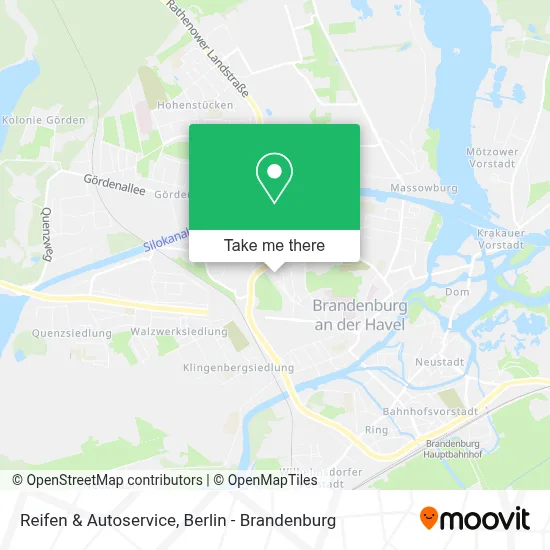 Reifen & Autoservice map
