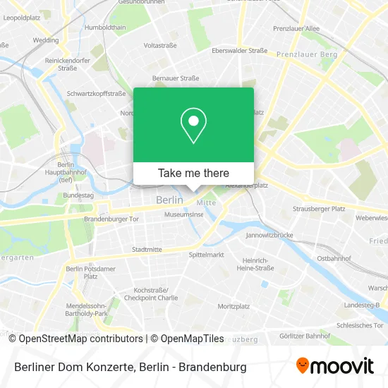 Berliner Dom Konzerte map