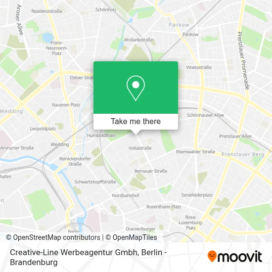 Creative-Line Werbeagentur Gmbh map