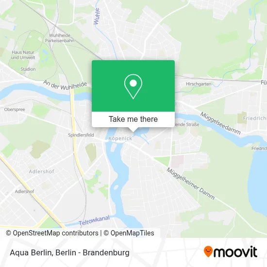 Aqua Berlin map