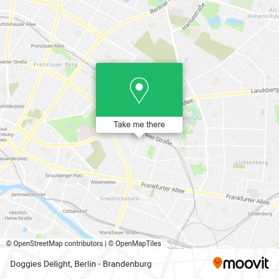 Doggies Delight map