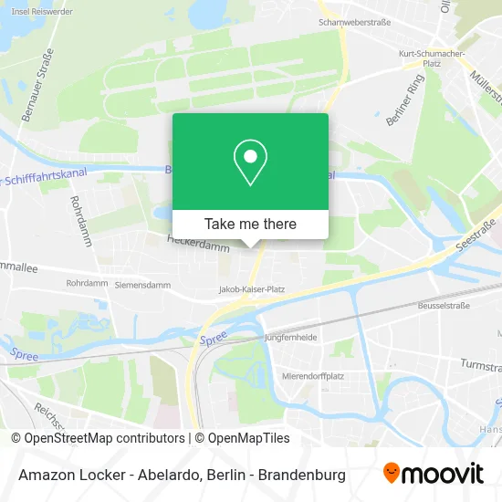 Amazon Locker - Abelardo map