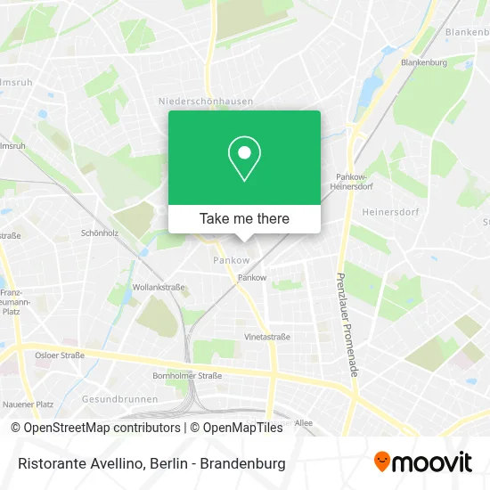 Ristorante Avellino map